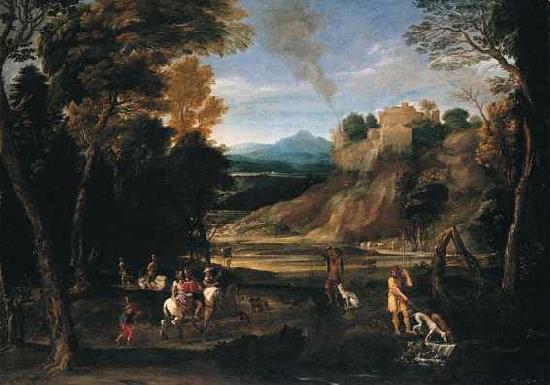  Landscape with a Hunting Party